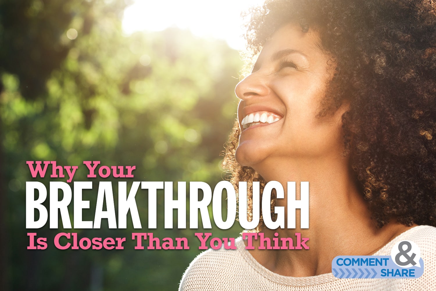 Why Your Breakthrough Is Closer Than You Think Kcm Blog