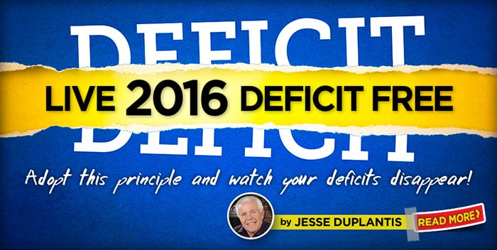 Live 2016 Deficit Free