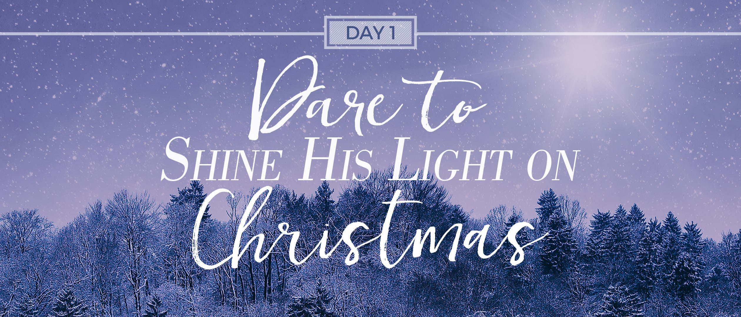 Dare to Shine His Light On Christmas