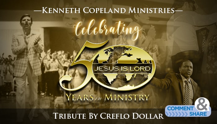 Creflo congratulates KCM on 50 Years of Ministry