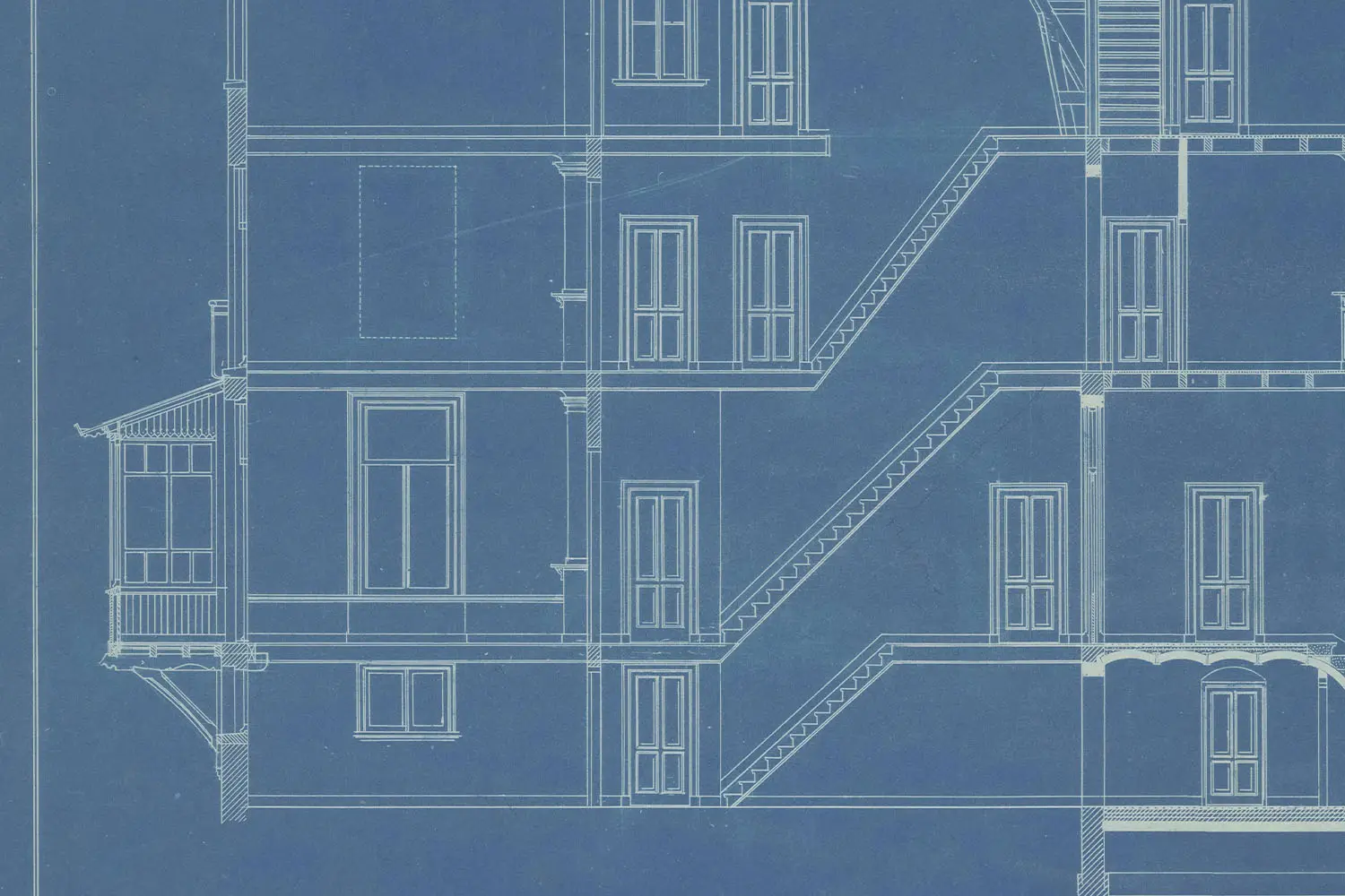 blueprint of a building