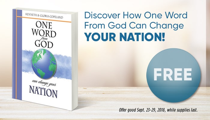 One Word From God Can Change Your Nation FREE Book Offer