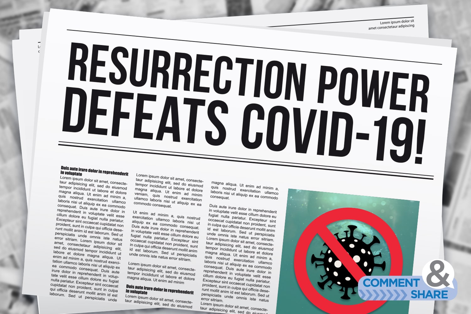 Resurrection Power Defeats COVID-19