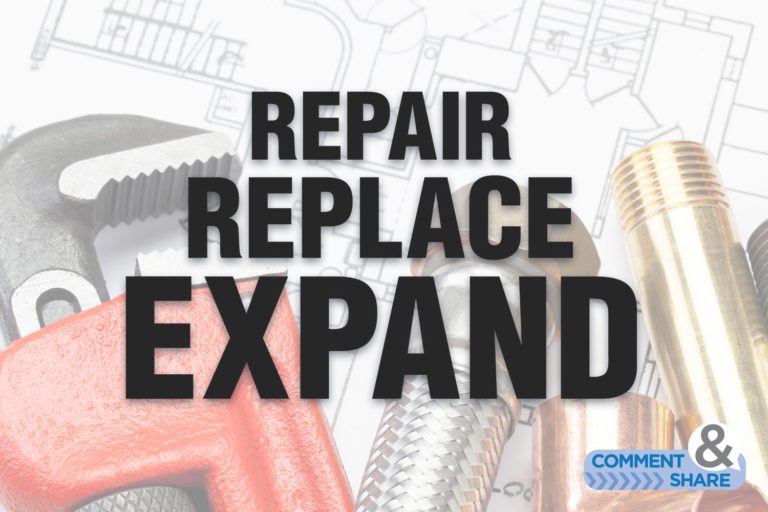 Update From the  Revival Capital of the World® — Repair, Replace, Expand!