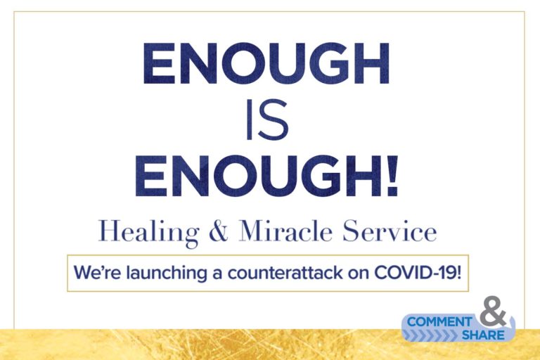Enough Is Enough—Healing & Miracle Service