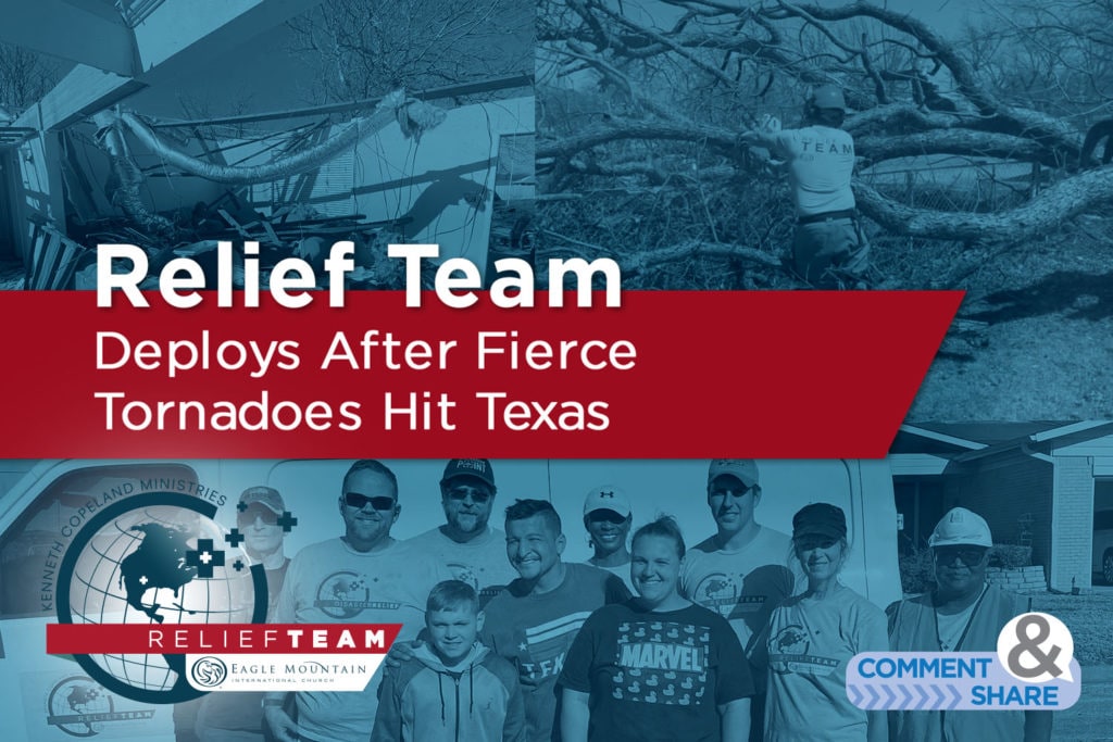 Relief Team Deploys Following Texas Tornadoes
