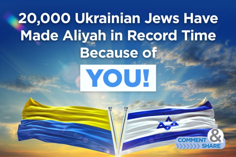 Partners Help 20,000 Ukrainian Jews Make Aliyah in Record Time