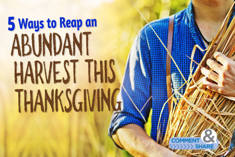 5 Ways to Reap an Abundant Harvest This Thanksgiving