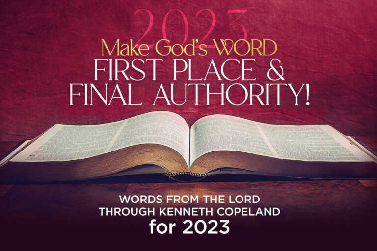 Make God’s Word First Place & Final Authority in 2023