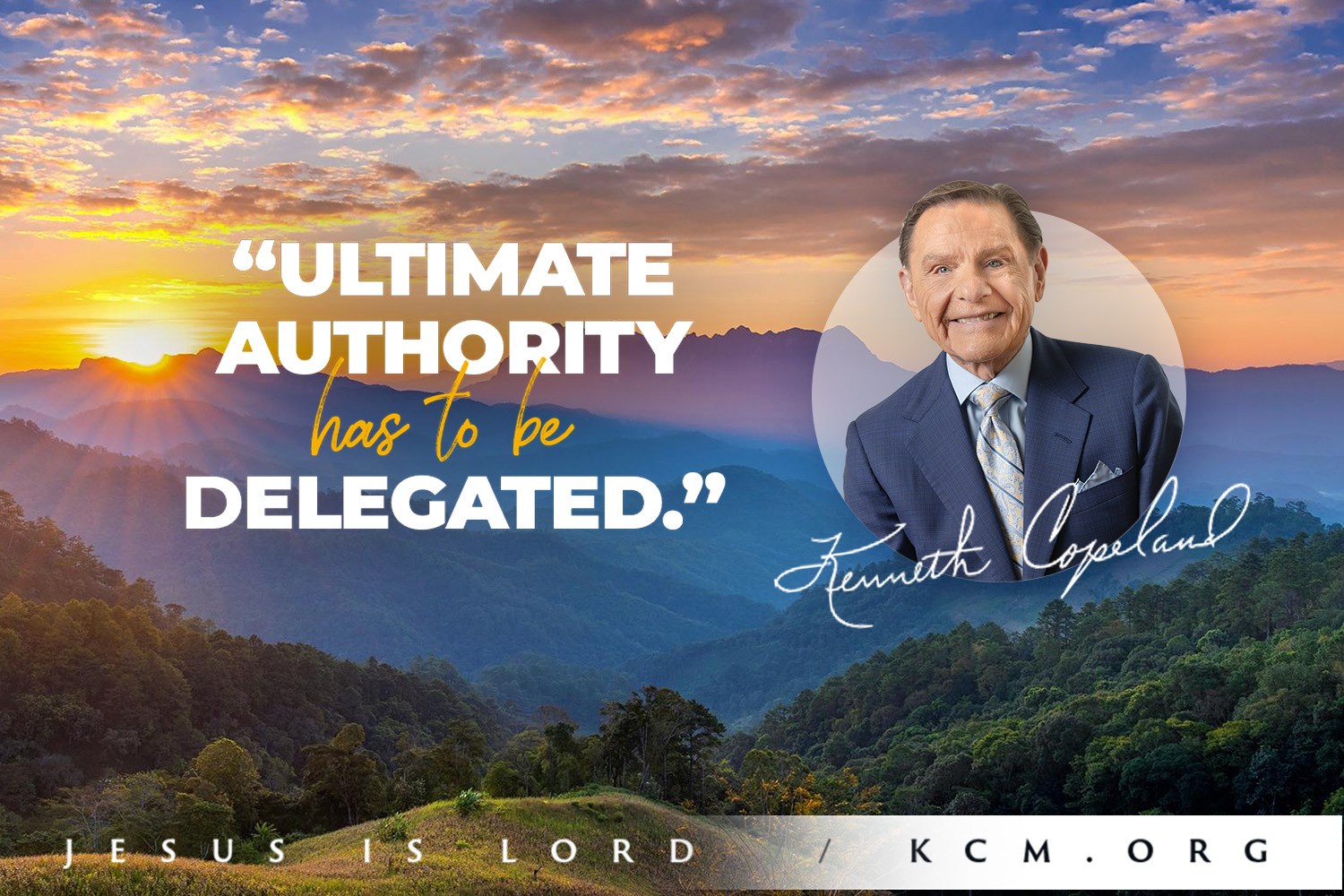 Ultimate Authority has to be Delegated