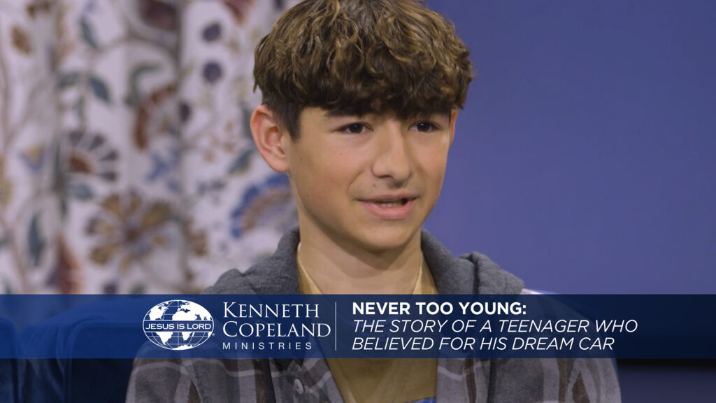 Never Too Young: The Story of a Teenager Who Believed For His Dream Car