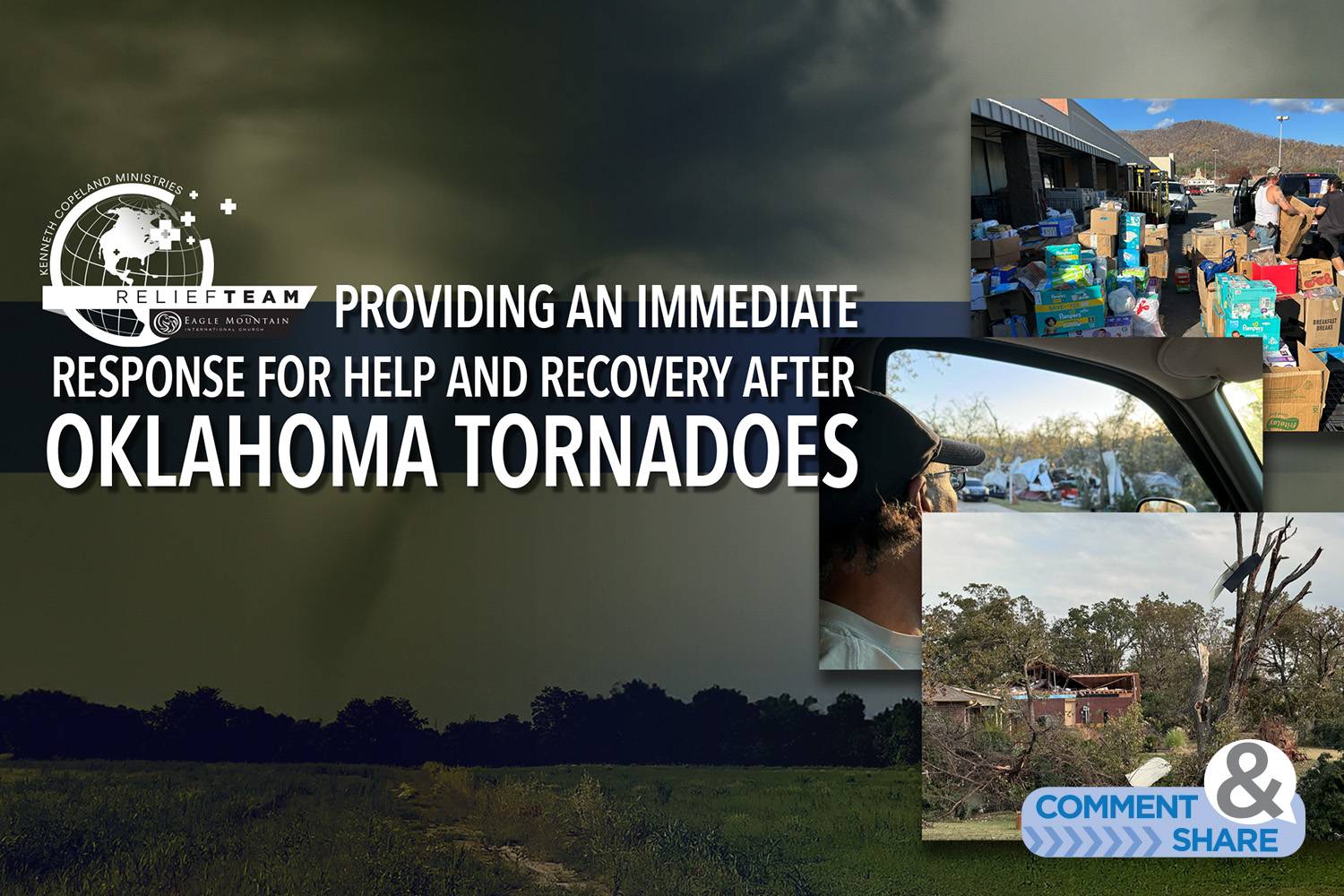 Providing Immediate Assistance After Oklahoma Tornadoes