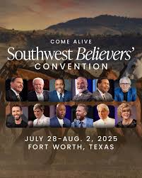 SWBC 2025 image promoting 12 speakers of faith 