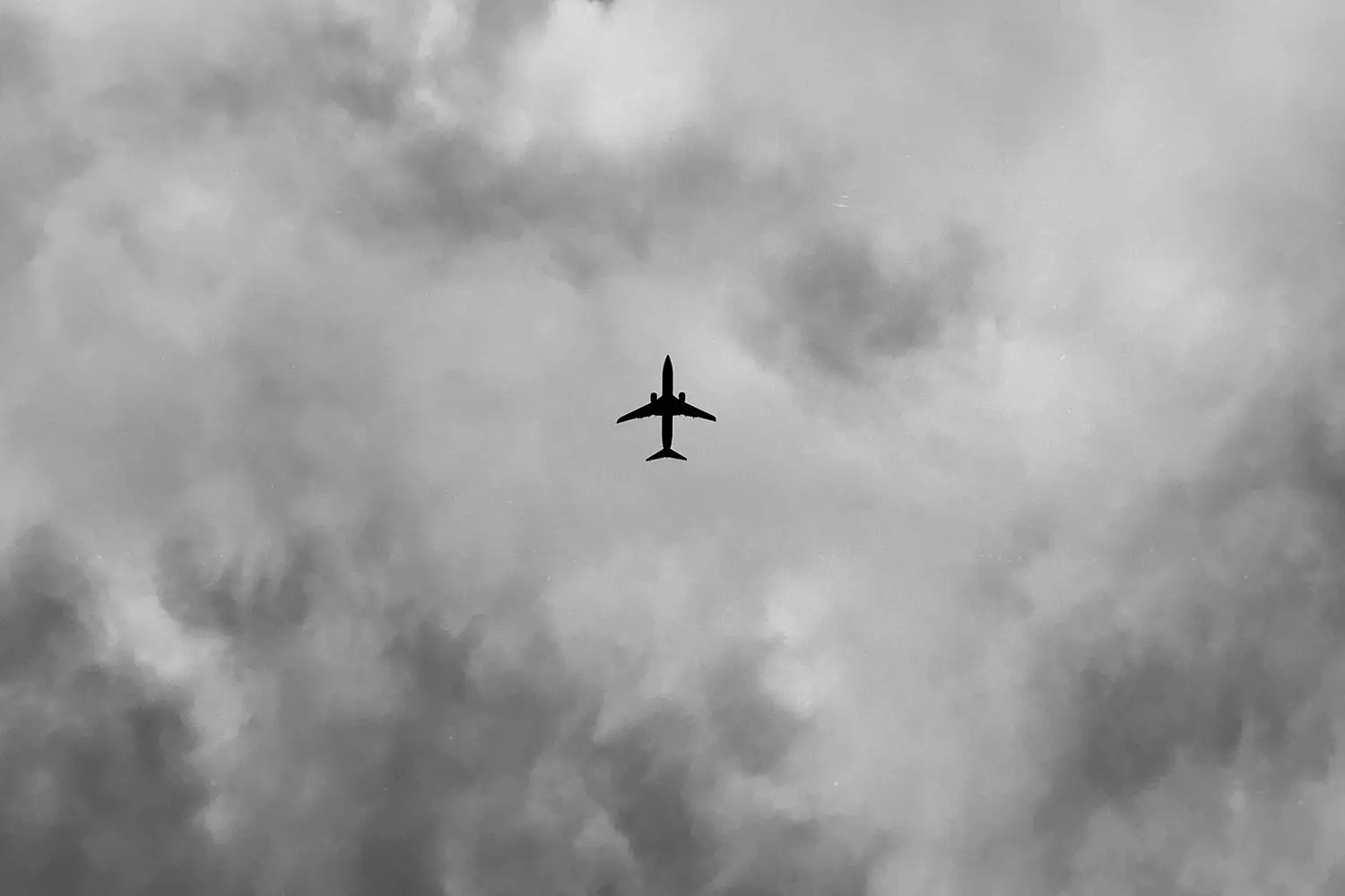 plane flying overhead