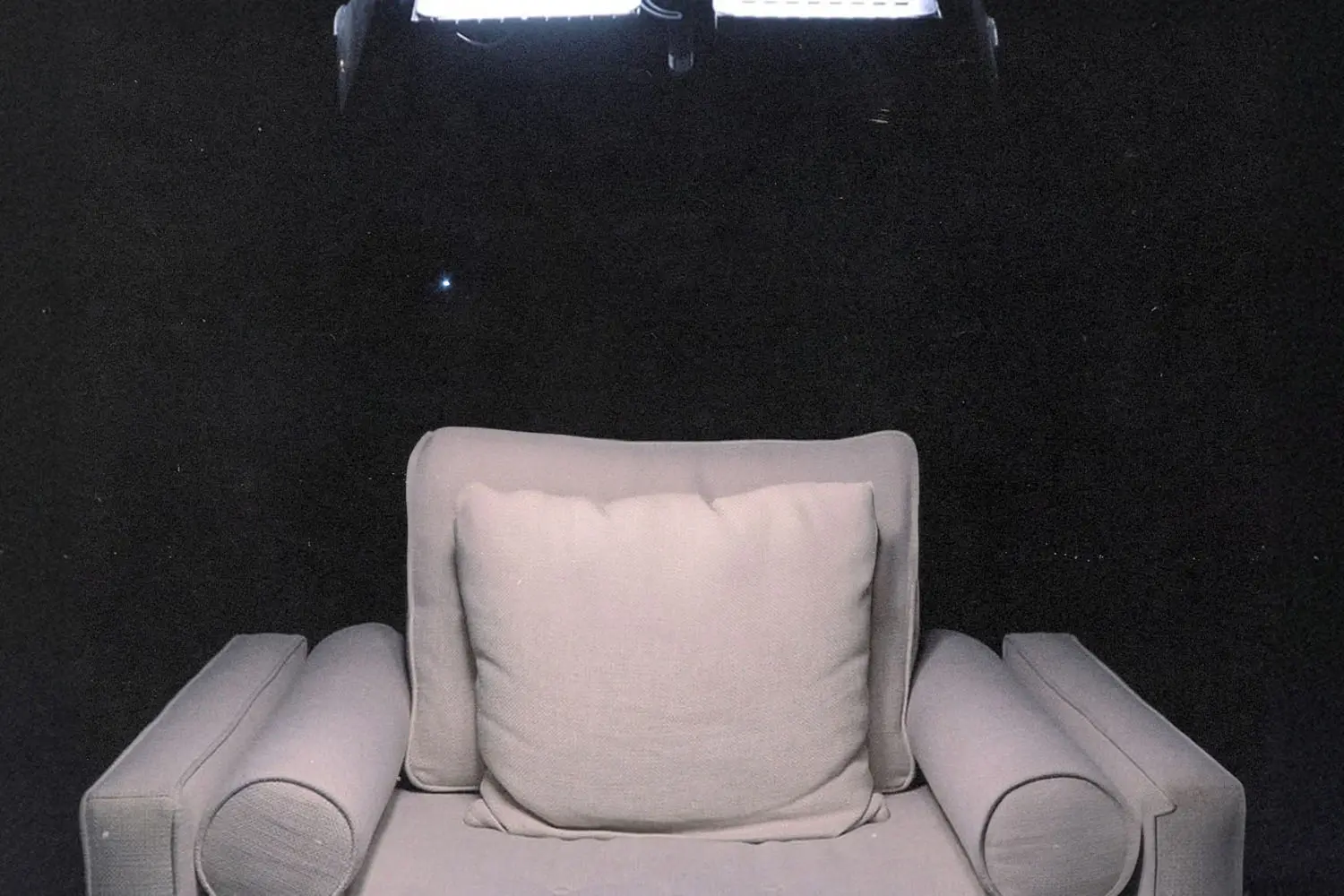 Empty single seat couch