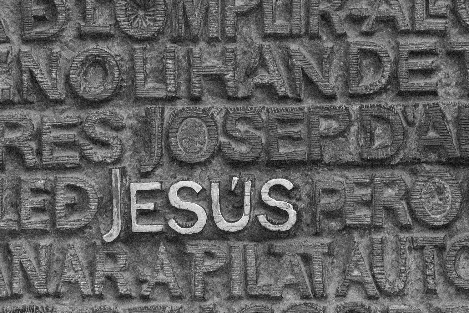 highlighted name of Jesus