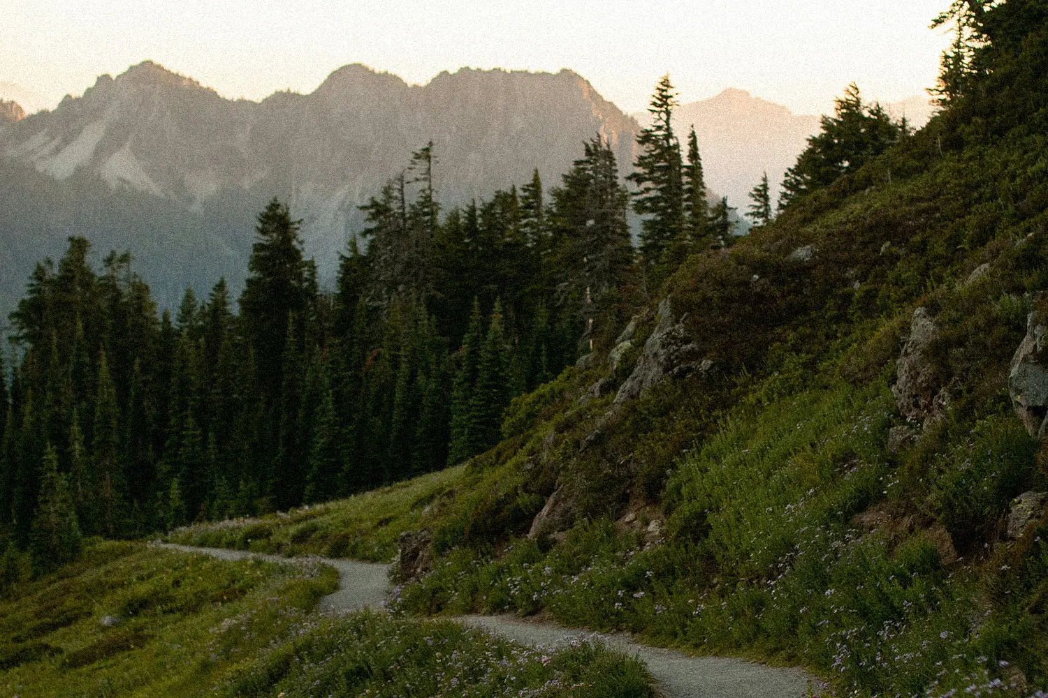 road winding through moutains