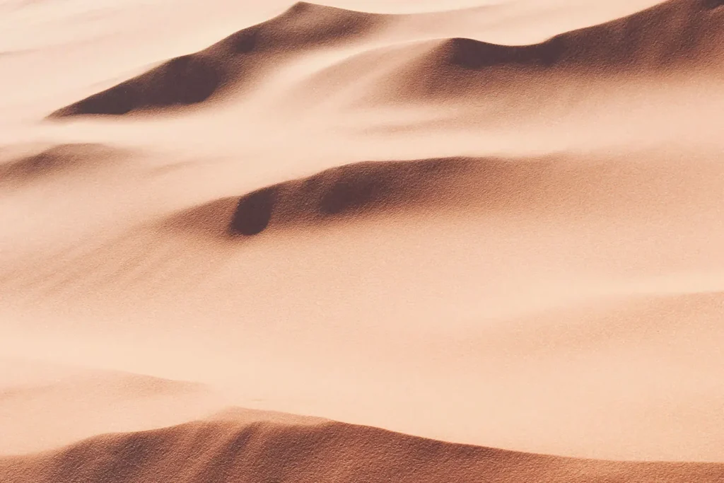 Desert sand dunes